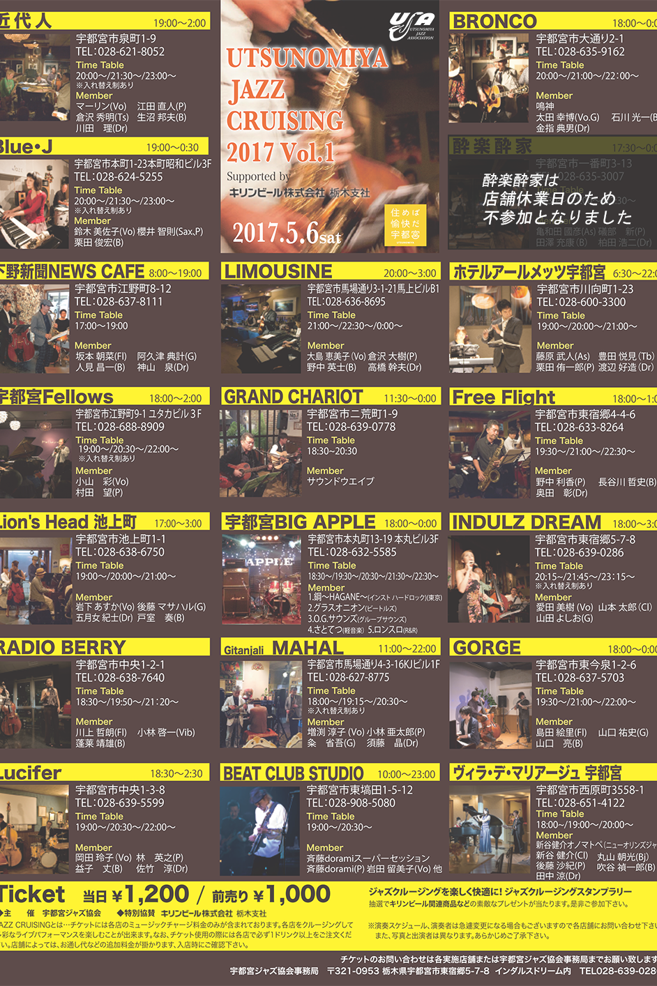 宇都宮 JAZZ CRUISING 2017 Vol.1